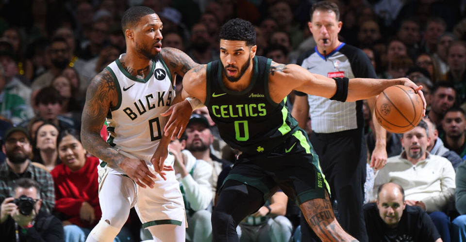 猛龙击败凯尔特人，利拉德精彩表现